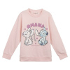 Mikina bez kapucne Stitch Ružová