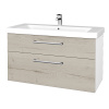 Dreja Umývadlová skrinka Q MAX SZZ2 105 - N01 Biela lesk / Úchytka T03 / D28 Alberta