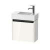 Duravit Ketho.2 Umývadlová skrinka, 44x48x24 cm, 1 dvierka, pánty vpravo, lesklá biela K25072R22220000