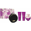 Versace Dylan Purple Set - EDP 100 ml + sprchový gel 100 ml + tělové mléko 100 ml + kabelka Dárková sada