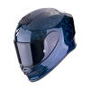 Moto přilba SCORPION EXO-R1 EVO CARBON AIR ONYX modrá M