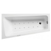 Santech VIKY asymetrická masážna vaňa 150x80 cm,relaxa 200+chromoterapia Zadarmo,Ľavá R200VIK150L