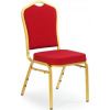 HALMAR Banketová stolička K66 červená skladová