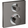 Hansgrohe 15714340 Ecostat Square termostat pod omietku pre 2 spotrebiče, kartačovaný čierny chróm