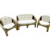 Záhradný vankúš, podsedák - Rattan vankúše 6 kusov lira beige cappuccino (Rattan vankúše 6 kusov lira beige cappuccino)