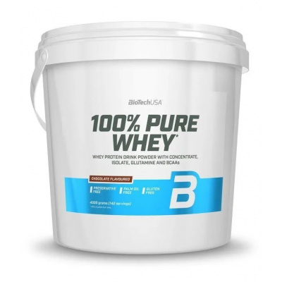 BioTech USA 100% Pure Whey 4000 g Príchuť: kokos-čokoláda