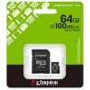 KINGSTON Canvas Select Plus, Micro SDXC 64GB, Pamäťová karta + SD Adaptér (SDCS3/64GB)
