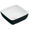 Villeroy & Boch Artis - Umývadlo na dosku, 41x41 cm, Coal Black 417841BCT8