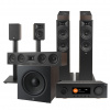 JBL Audio set MA7100HP + STAGE 260F + 245C + 240B vč. stojanů + 240H +220P, černý