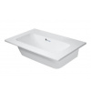 Duravit ME by Starck - Nábytkové umývadlo Compact, 63x40 cm, s WonderGliss, matná biela 23426332601