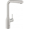 GROHE Essence Páková drezová batéria, vysoký výtok,vyťahovacia sprška,supersteel 30270DC0 30270DC0