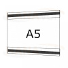 Plastová kapsa A5 na šířku typ C 2x magnet - PVC kapsa A5Š - 2x magnet - 1 ks