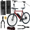 Podhľadový vešiak na bicykel Reto MB 20 kg, čierny