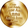 Česká jména - Anna - zlatá medaile