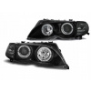 LAMPY REFLEKTORY BMW E46 01-05 ANGEL EYES ČIERNE