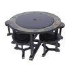 STREND PRO Grill Gril a Ohnisko Strend Pro Grill, kovové, 4 stoličky, 3 v 1, 105x75 cm, uhlie, záhradné