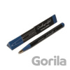 Drehgriffel Nr. 1 Black/Royal Blue Bauhaus Edition Ballpoint pen (Royal Blue ink) - Leuchtturm1917