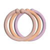 BIBS Loops krúžky 12ks - Blush / Peach / Dusky Lilac