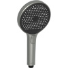 KIELLE Oudee ručná sprcha 3jet EcoSpare, priemer 130 mm, matný gunmetal/čierna, 20402013E
