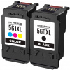 Atramenty pre CANON PG 560 + CL 561 XL PIXMA TS5350 TS5350a TS5351 TS5352 TS7450