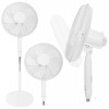 LONGWELL INDUSTRIAL LTD Stojaci ventilátor 45W, 3 režimy, 5 lopatiek - biela