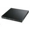 Zyxel XGS4600-32F L3 Managed Switch, 24x SFP, 4x RJ45/SFP, 4x 10G SFP+, stohovateľný, dvojitý zdroj napájania