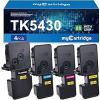 MYCARTRIDGE TK-5430 TK5430 Toner Cartridge náhrada za Kyocera ECOSYS PA2100CWX MA2100CWFX PA2100CX MA2100CFX pre Kyocera TK5430 TK-5430 toner (čierna/azová) Rozbaliev(n)o