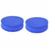 vidaXL Bazénové plachty na okrúhle nadzemné bazény s priemerom 360-367 cm 2ks - Modrá - 2957-144781