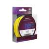 DELPHIN - Pletená šnúra Hero 8 Fluo žltá 0,12 mm 8,2 kg 117 m