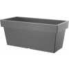 Prosperplast Podlouhlý květináč, květináč, balkonový truhlík LOFLY CASE DLOFC600-405U, Barva šedá, Prosperplast, Rozměry 60x22,5x26 cm