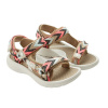 Lee Cooper Dámske sandále na suchý zips pre Letné plážové sandále Light Beige Women's 36