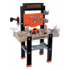 Smoby dielňa pre deti Black+Decker 360701 čierno-oranžová