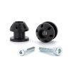 V PARTS držiaky na stojan M8 x 1,25 mm hliníková čierna