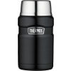 Thermos Termoska na jedlo so šálkou - matne čierna 710 ml