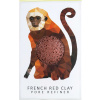 The Konjac Sponge Company Rainforest Monkey Mini Face Puff with Red French Clay - 1 ks