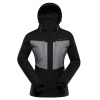 ALPINE PRO COMEDA ČIERNA DÁMSKA LYŽIARSKA BUNDA S MEMBRÁNOU PTX SNOW M