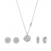 Michael Kors Luxusná strieborná súprava šperkov MKC1700SET (náhrdelník, 2x náušnice)