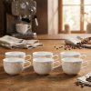 SELTMANN WEIDEN LIBERTY KRAKELÉE 6 ks 380 ml - sada jumbo šálok na kávu z porcelánu s efektom krakelovania, biela