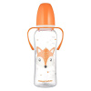 Canpol babies Fľaša úzkohrdlá s úchytmi Cute Animals 250 ml líška