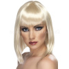 Parochňa - GLAM - blond, krátka 37 cm s ofinou, dámska