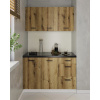 VerDesign, VANESA kuchynská zostava 120, dub evoke LTD,MDF
