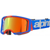 Okuliare VISION 8 WORDMARK, ALPINESTARS (modrá/oranžová, zrkadlové červené p.)