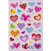 Samolepky Srdiečka 30 ks