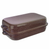ORION Smaltovaný pekáč BROWN 42,5x27,5 cm