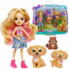 Rodinná bábika Mattel Enchantimals City Tails Gerika Zlatý retriever