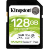 Kingston 128GB SDXC Canvas Select Plus U1 V10 CL10 100MB/s SDS2/128GB