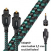 Audioquest Forest Optilink optický kabel Toslink (+ 3,5 mm mini adaptér) - 0,75 m