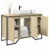 VidaXL Skrinka pod umývadlo, dub sonoma, 91x35x60 cm