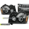 PREDNÉ SVETLÁ CHRYSLER JEEP GRAND CHEROKEE 05-08 ANGEL EYES ČIERNA