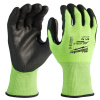 Milwaukee Rukavice odolné proti prerezaniu Hi-VISIBLE Stupeň 3 - 9 (L) 4932478132